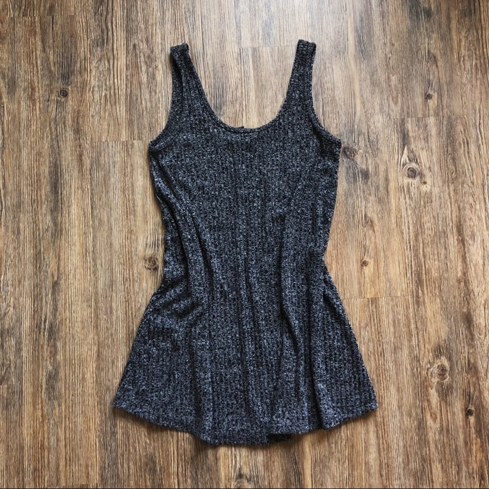 dark gray tshirt dress